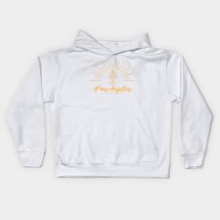 Panis Angelicus — Bread of Angels Eucharist Catholic Christian Kids Hoodie